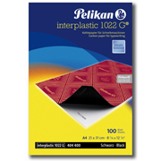 PELIKAN PAPEL CARBON INTERPLASTIC 1022G NEGRO 100-PACK 404400